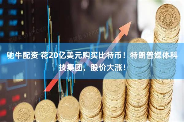 驰牛配资 花20亿美元购买比特币！特朗普媒体科技集团，股价大涨！